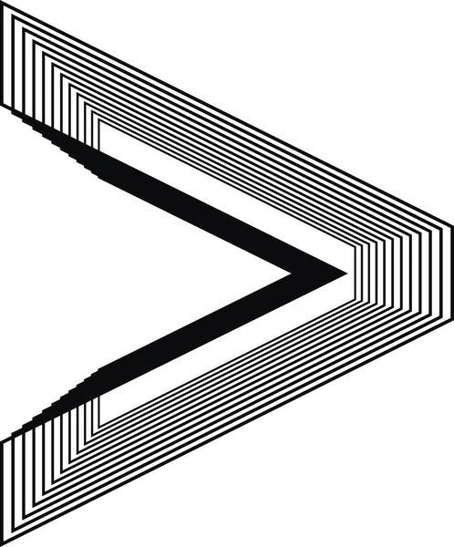 Шрифт Символ Лінія Логотип Дизайн Піктограм — стоковий вектор