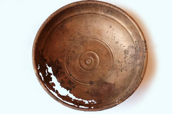 Bronze Bowl Roman Time Accompanying Inventory Burial Lipitsa Culture Jogdíjmentes Stock Fotók