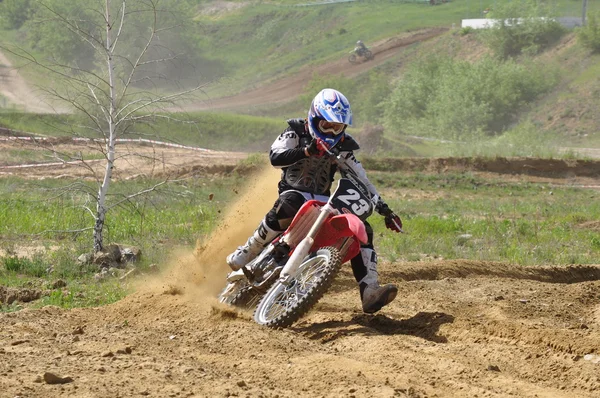 Russische kampioenschap motorcross motorfietsen en ATV 's — Stockfoto