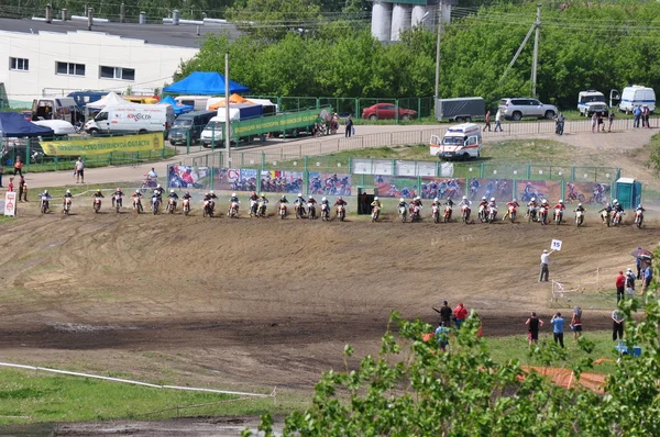 Moto corrida — Fotografia de Stock