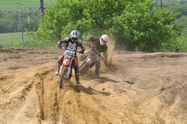 Moto corrida — Fotografia de Stock