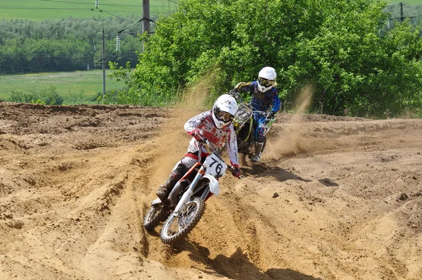 Moto corrida — Fotografia de Stock