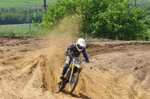 Motorradrennen — Stockfoto