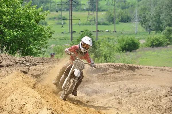 Ryska mästerskapet motocross motorcyklar och ATV — Stockfoto