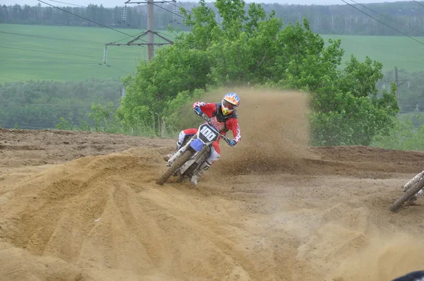 Campeonato de Rusia de motocross motocicletas y vehículos todo terreno — Foto de Stock