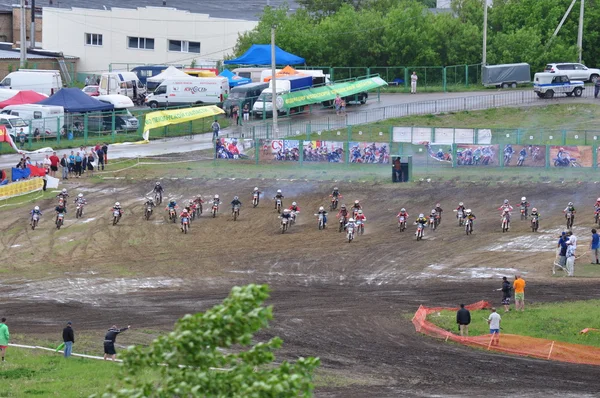 Începutul campionatului rus motocross motociclete și ATV-uri — Fotografie, imagine de stoc