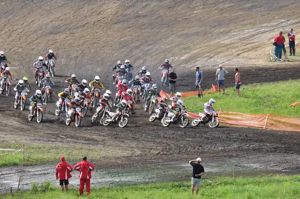 Campeonato de Rusia de motocross motocicletas y vehículos todo terreno — Foto de Stock