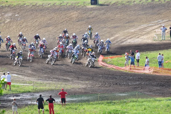 Campeonato Russo motocross motocicletas e ATVs — Fotografia de Stock