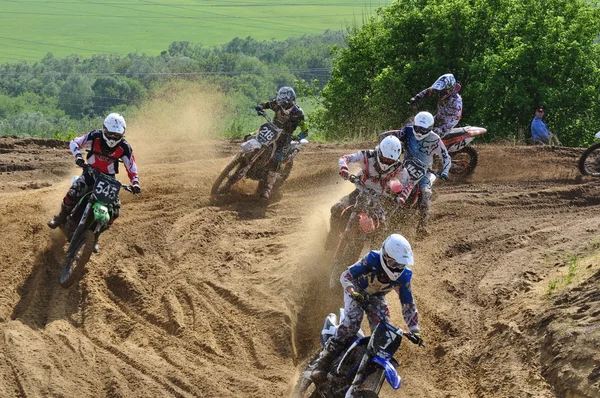 Mistrzostw Rosji motocross Motocykle i quady — Zdjęcie stockowe