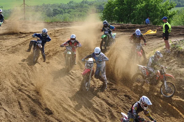 Moto race — Stock fotografie
