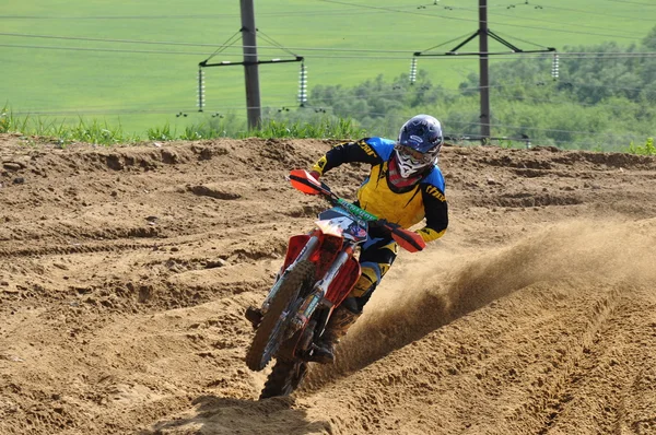 Ryska Mästerskapet Motocross Scenen Regionen Penza 2013 — Stockfoto