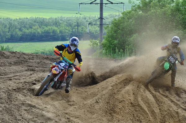 Ryska mästerskapet motocross motorcyklar och ATV — Stockfoto