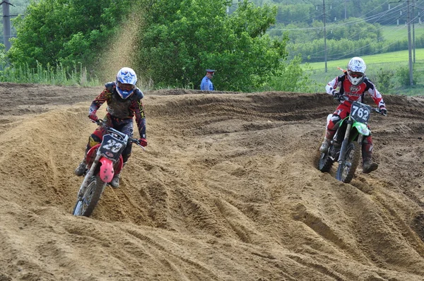 Campeonato de Rusia de motocross motocicletas y vehículos todo terreno — Foto de Stock