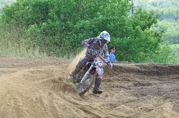 Campeonato Rusia Motocross Motocicletas Vehículos Todo Terreno —  Fotos de Stock