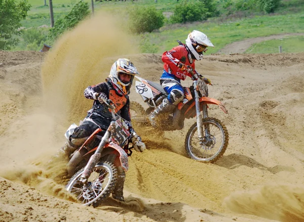 Campeonato de Rusia de motocross motocicletas y vehículos todo terreno —  Fotos de Stock