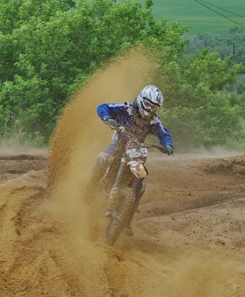 Campeonato de Rusia de motocross motocicletas y vehículos todo terreno — Foto de Stock