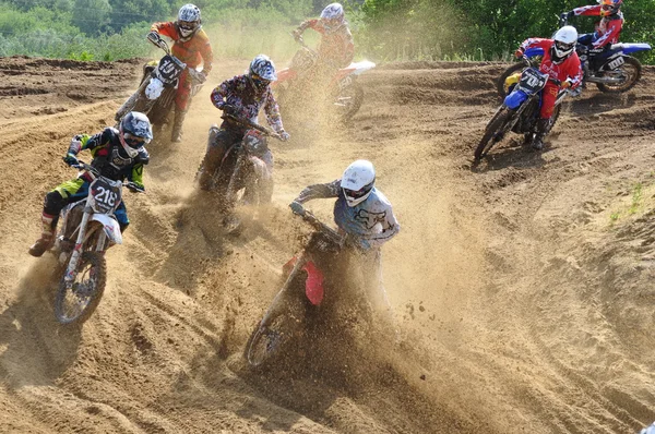 Campeonato Rusia Motocross Motocicletas Vehículos Todo Terreno —  Fotos de Stock