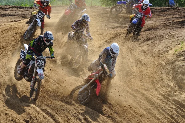 Campeonato Rusia Motocross Motocicletas Vehículos Todo Terreno —  Fotos de Stock