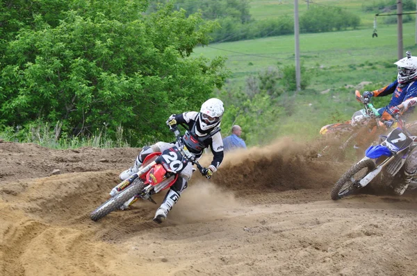 Rusga troféu campeonato russo entre ATVs e motocicletas — Fotografia de Stock