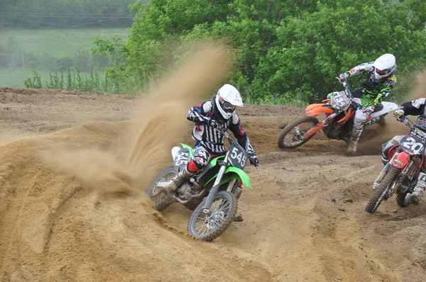 Campeonato Rusia Motocross Motocicletas Vehículos Todo Terreno — Foto de Stock