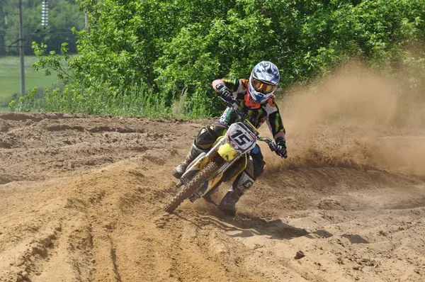 Campeonato Russo Motocross Motocicletas Atvs — Fotografia de Stock