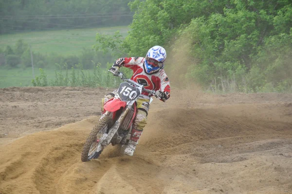 Campeonato Russo Motocross Motocicletas Atvs — Fotografia de Stock