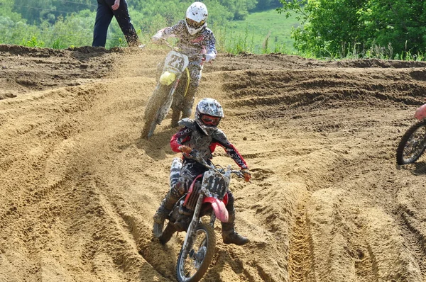 Ruský šampionát motokrosové motocykly a čtyřkolky — Stock fotografie