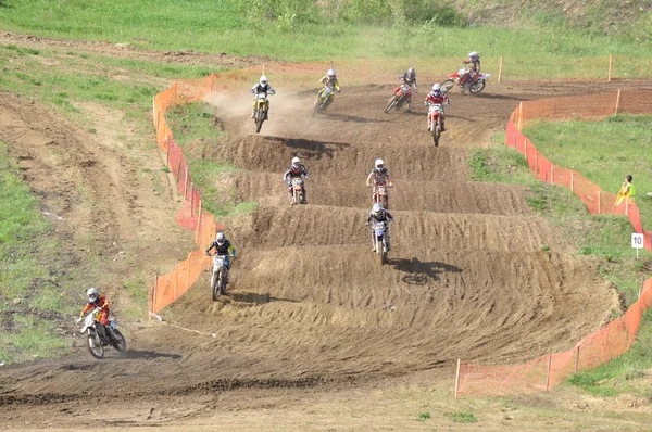 Campeonato Russo Motocross Motocicletas Atvs — Fotografia de Stock