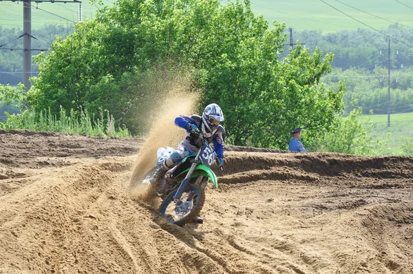 Ruský Šampionát Motokrosové Motocykly Čtyřkolky — Stock fotografie