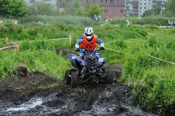 Mistrzostw Rosji, motocross, Motocykle i quady — Zdjęcie stockowe