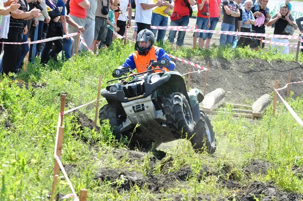 ロシア チャンピオン リーグ トロフィー raid atv やオートバイの間で — ストック写真