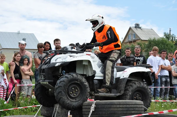 ロシア チャンピオン リーグ トロフィー raid atv やオートバイの間で — ストック写真