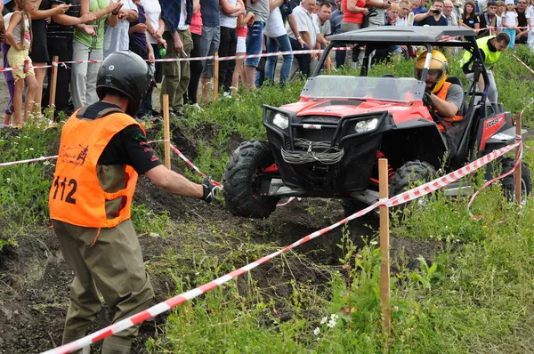 ロシア チャンピオン リーグ トロフィー raid atv やオートバイの間で — ストック写真