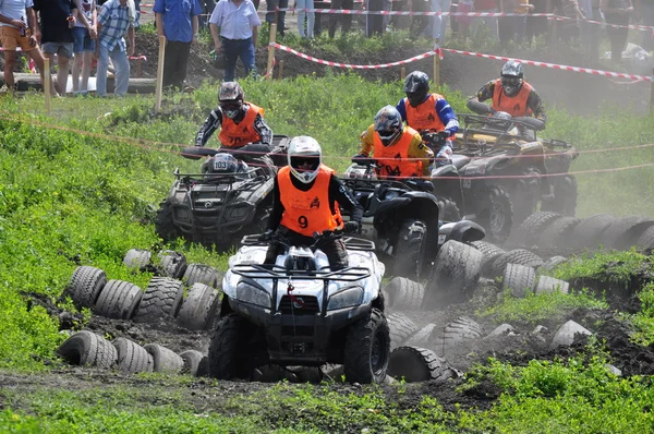 ロシア チャンピオン リーグ トロフィー raid atv やオートバイの間で — ストック写真