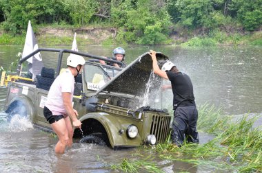 Rusya Premier Ligi Kupası RAID motosiklet, ATV ve SUV'lar arasında kaza