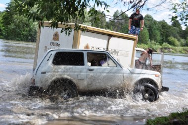 Rusya Premier Ligi Kupası RAID motosiklet, ATV ve SUV'lar arasında.