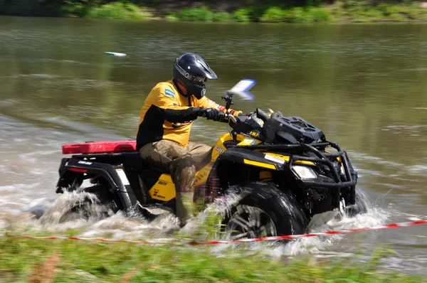 Russian championship trophy raid among ATVs and motorcycles — Stock Photo, Image