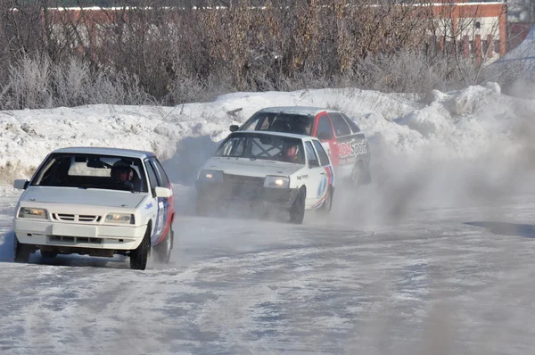 Corrida de carros. Campeonato na Rússia . — Fotografia de Stock