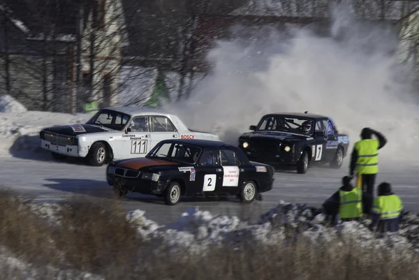 Corrida de carros. Campeonato na Rússia . — Fotografia de Stock