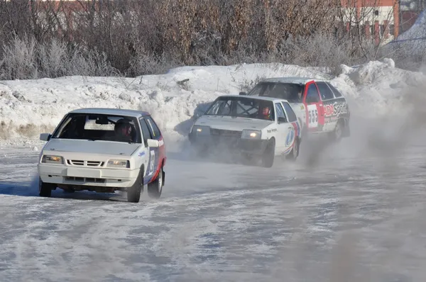 Corrida de carros. Campeonato na Rússia . — Fotografia de Stock