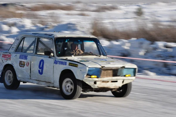 Corrida de carros. Campeonato na Rússia . — Fotografia de Stock