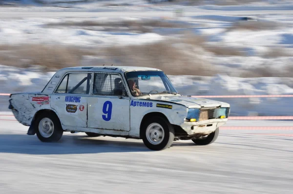 Corrida de carros. Campeonato na Rússia . — Fotografia de Stock