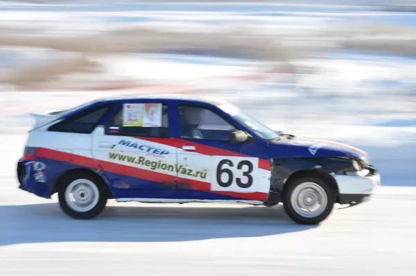 Corrida de carros. Campeonato na Rússia . — Fotografia de Stock