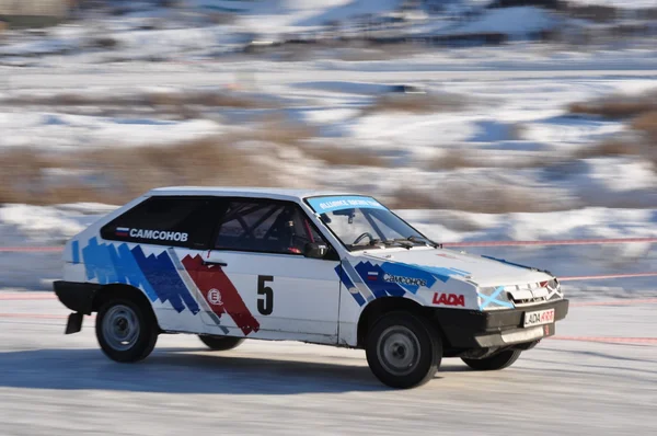 Závodní auto. Mistrovství v Rusku. — Stock fotografie