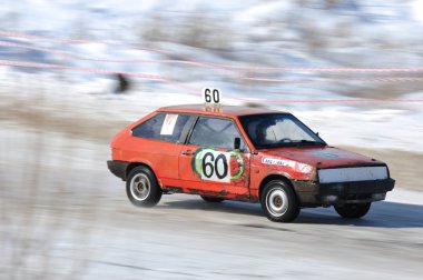 Car racing. Championship in Russia. clipart