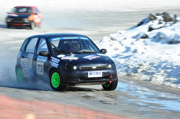 Závodní auto. Mistrovství v Rusku. — Stock fotografie