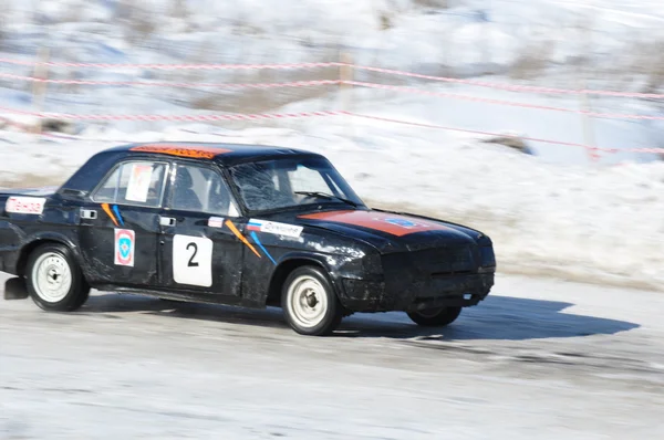 Corrida de carros. Campeonato na Rússia . — Fotografia de Stock