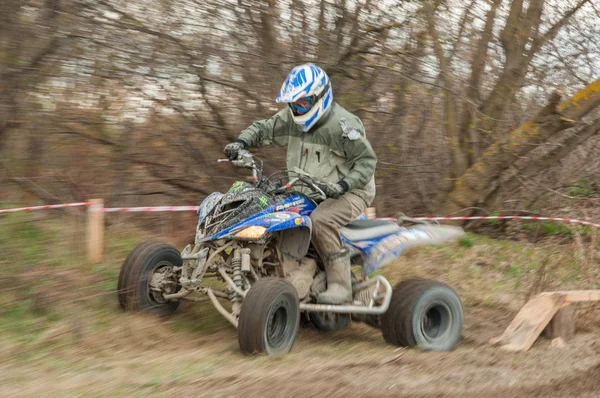 Russisk mesterskap i motocross blant motorsykler og ATV-er – stockfoto
