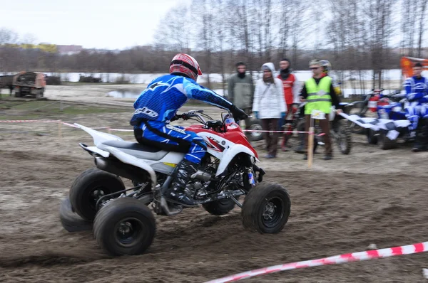 Ryska mästerskapet av motocross bland motorcyklar och ATV — Stockfoto