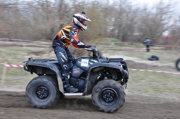 Motokros motosiklet ve ATV arasında Rusya Premier Ligi — Stok fotoğraf